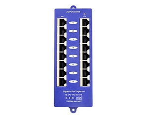 8 Port Gigabit PoE Injector Mode B